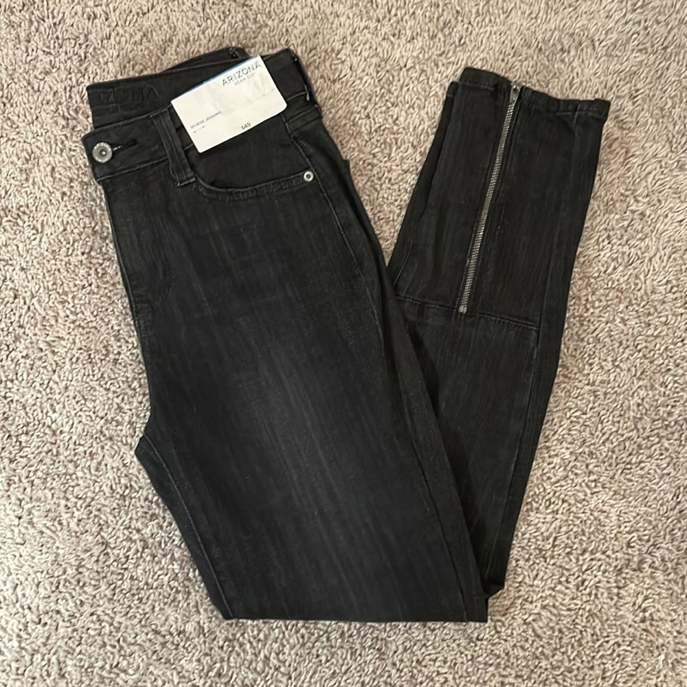 𝅺nwt Arizona Women's Hi-Rise Jegging Black Jeans | Size 3 Stretch